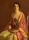 Julia Canvas Paintings - Portrait of Miss Julia McGuire